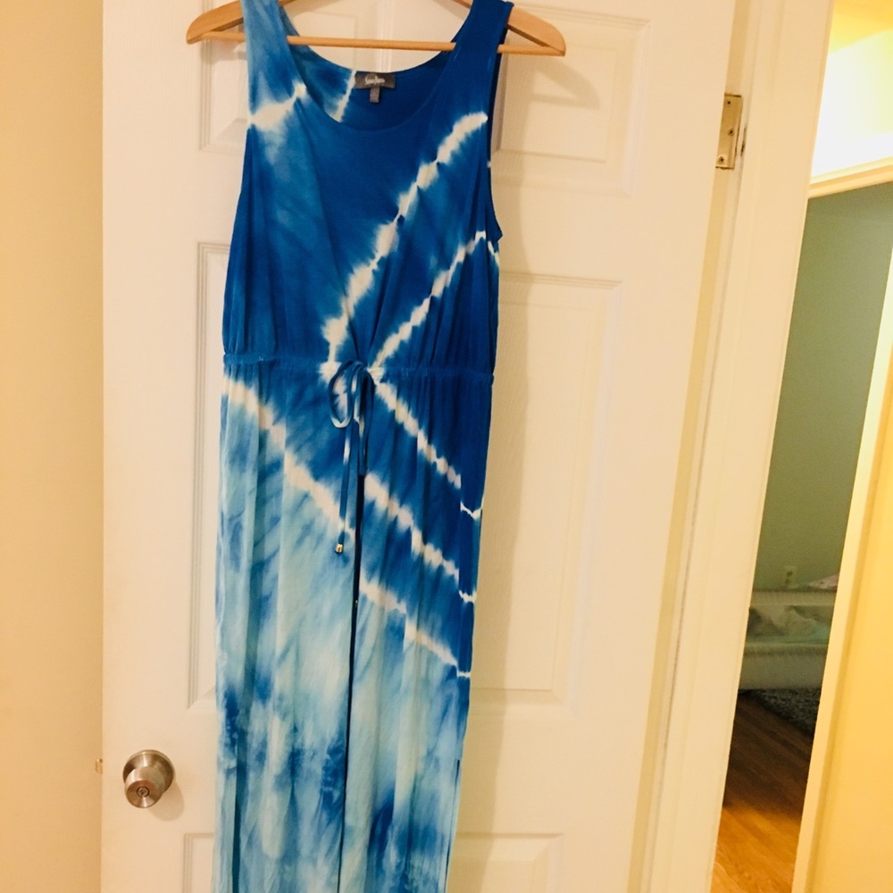 Neiman Marcus tie dye maxi dress